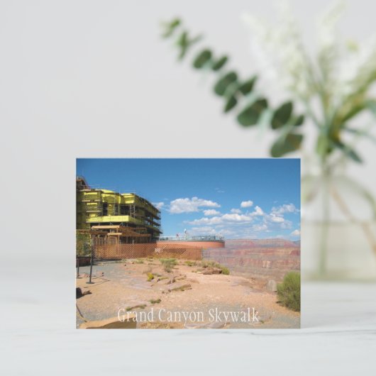 Grand Canyon Skywalk Briefkaart (Staand voorkant)