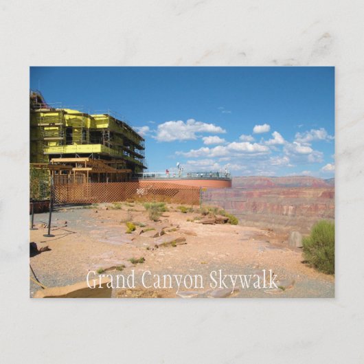 Grand Canyon Skywalk Briefkaart (Voorkant)