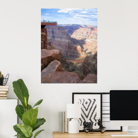Grand Canyon/Skywalk (Poster) Poster (Thuiskantoor)