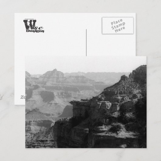 Grand Canyon South Rim Briefkaart (Voorkant / Achterkant)