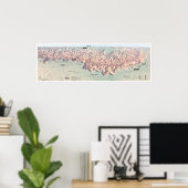 Grand Canyon South Rim map poster (Thuiskantoor)