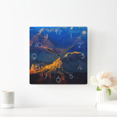 Grand Canyon South Rim Vierkante Klok (Huis)