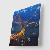 Grand Canyon South Rim Vierkante Klok (Hoek)