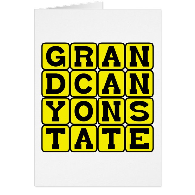 Grand Canyon State, Arizona bijnaam (Voorkant)