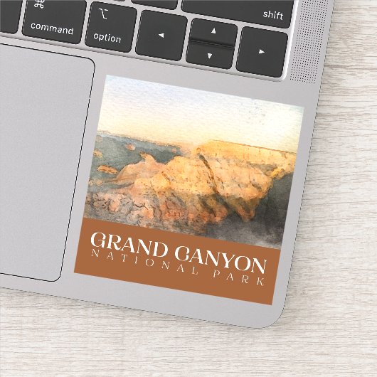 Grand Canyon Sticker, Nationaal Park Decal Sticker (Detail)
