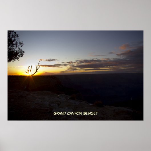 Grand Canyon Sunset 1 Poster (Voorkant)