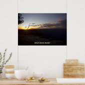 Grand Canyon Sunset 1 Poster (Keuken)