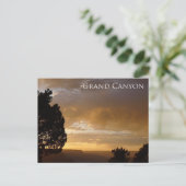 Grand Canyon Sunset, AZ - briefkaart (Staand voorkant)