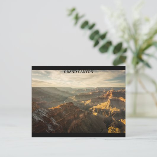 GRAND CANYON SUNSET BRIEFKAART (Staand voorkant)