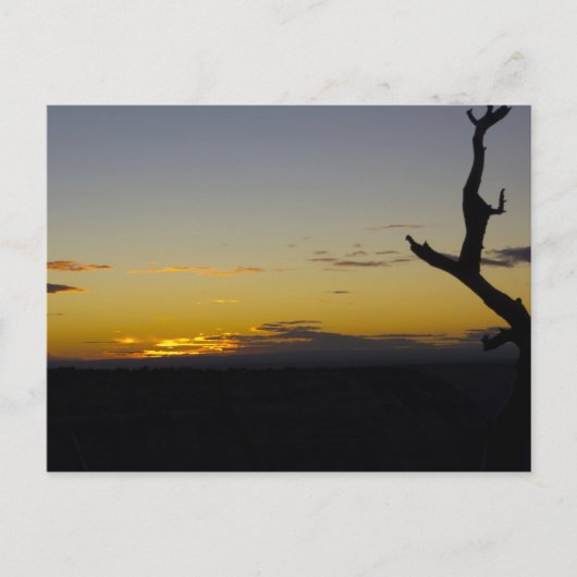 Grand Canyon Sunset Briefkaart (Voorkant)