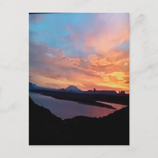 Grand-Canyon-sunset Briefkaart (Voorkant)