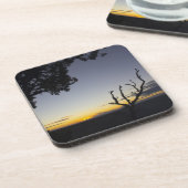 Grand Canyon Sunset Cork Bier Onderzetter (Linkerzijde)