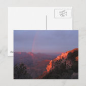Grand Canyon Sunset Rainbow Briefkaart (Voorkant / Achterkant)