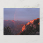 Grand Canyon Sunset Rainbow Briefkaart (Voorkant)
