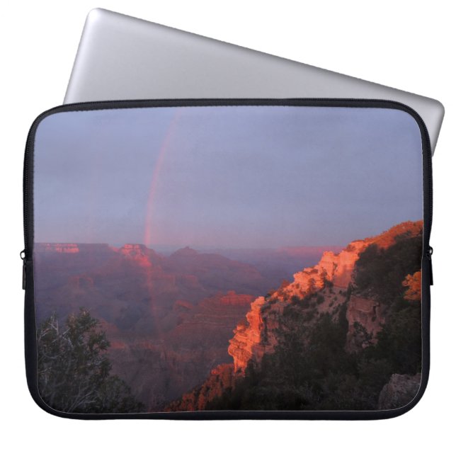 Grand Canyon Sunset Rainbow-laptophoes Laptop Sleeve (Voorkant)