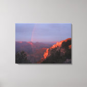 Grand Canyon Sunset Rainbow Wrapped Canvas (Voorkant)