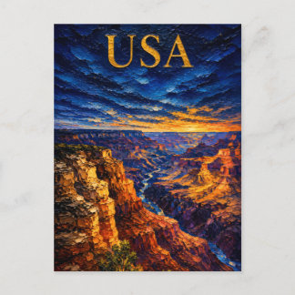 Grand Canyon Sunset Souvenier Briefkaart