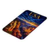 Grand Canyon Sunset Souvenier Magneet (Linkerzijde)