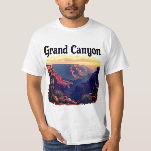 Grand Canyon Sunset T-shirt (Voorkant)