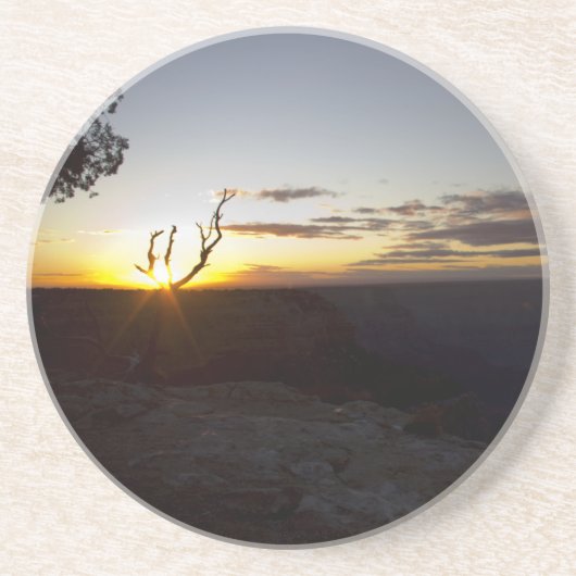 Grand Canyon Sunset Zandsteen Onderzetter (Voorkant)