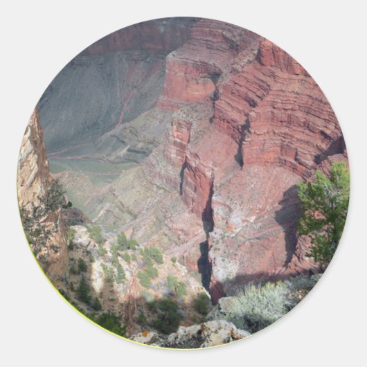Grand Canyon Uitzicht 5 Sticker (Voorkant)