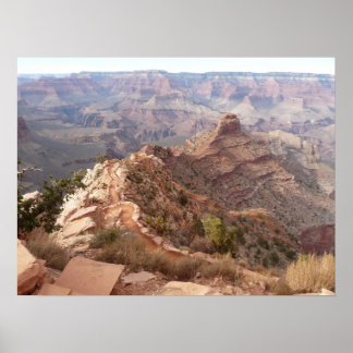 Grand Canyon-uitzicht uit Zuid-Kaibab Trail Poster
