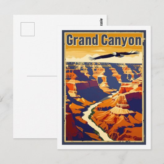 Grand Canyon USA  bekende reisplaats Briefkaart (Voorkant / Achterkant)