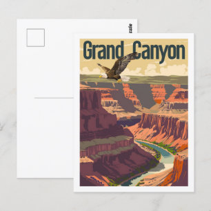 Grand Canyon USA  bekende reisplaats Briefkaart