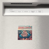 Grand Canyon USA vintage Magneet (Insitu (Vaatwasser))