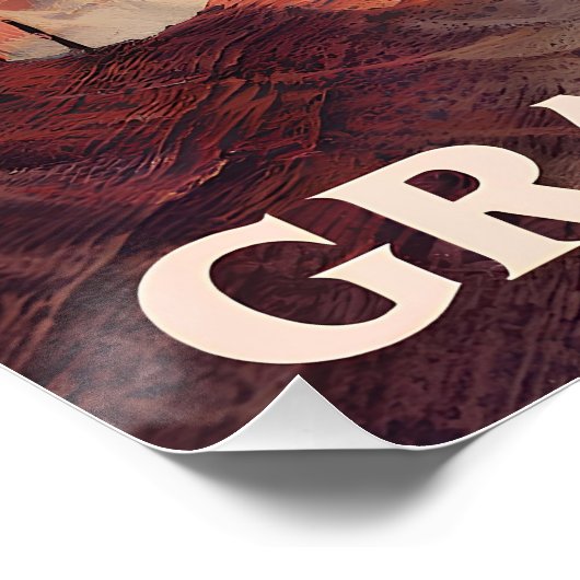 Grand Canyon USA vintage Perfect Poster (Hoek)