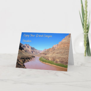 Grand Canyon Vacation Kaart met Afbeelding