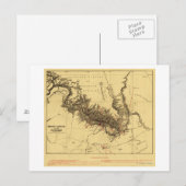 Grand Canyon van Colorado, Panoramische Kaart (Voorkant / Achterkant)