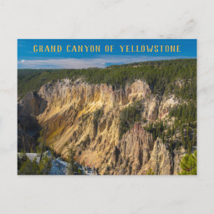 Grand Canyon van de geelsteen Briefkaart