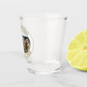 Grand Canyon van de geelsteen in Yellowstone NP Shot Glas (Rechts)