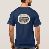 Grand Canyon van de geelsteen in Yellowstone NP T-shirt (Achterkant)