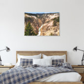 Grand Canyon van de Yellowstone Canvas Afdruk (Insitu (Slaapkamer))