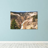 Grand Canyon van de Yellowstone Canvas Afdruk (Insitu (Houten vloer))