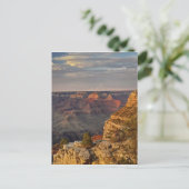 Grand Canyon van de zuidrand bij zonsondergang, 2 Briefkaart (Staand voorkant)