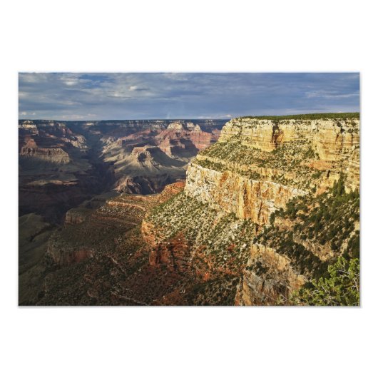 Grand Canyon van de zuidrand bij zonsondergang, 2 Foto Afdruk (Voorkant)