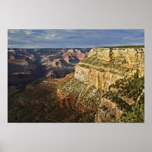 Grand Canyon van de zuidrand bij zonsondergang, 2 Poster (Voorkant)