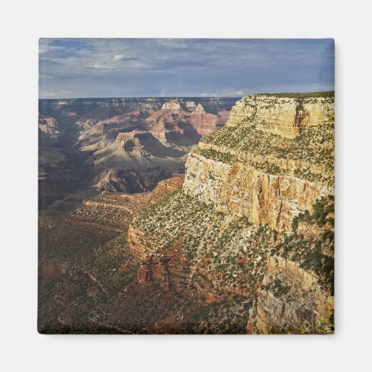 Grand Canyon van de zuidrand bij zonsondergang, 5 Magneet (Voorkant)