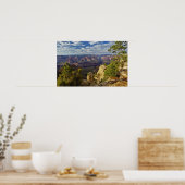 Grand Canyon van de zuidrand bij zonsondergang, 6 Poster (Keuken)