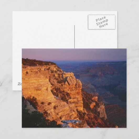 Grand Canyon van de zuidrand, Grand Canyon Briefkaart (Voorkant / Achterkant)