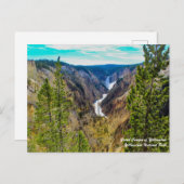 Grand Canyon van geelsteen Briefkaart (Voorkant / Achterkant)