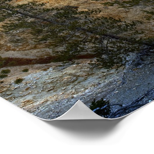 Grand Canyon van geelsteen, geelsteen Poster (Hoek)