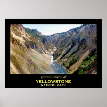 Grand Canyon van het nationale park van Yellowston
