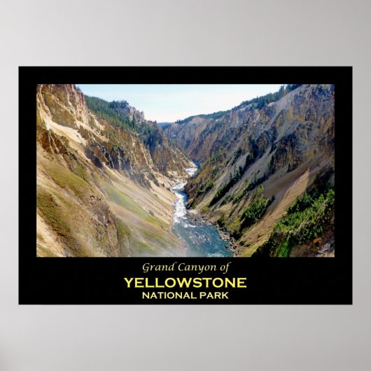 Grand Canyon van het nationale park van Yellowston Poster (Voorkant)