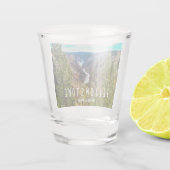 Grand Canyon van het nationale park van Yellowston Shot Glas (Achterkant)