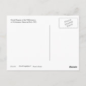 Grand Canyon van het Schilderachtig Briefkaart van (Achterkant)