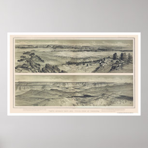 Grand Canyon van Mt. Trumbull Print 1882